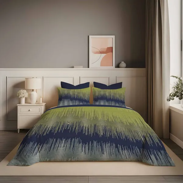 Green_Blue_Premium_Cotton_King_Size_Bed_Sheet_With_Pillow_Cover