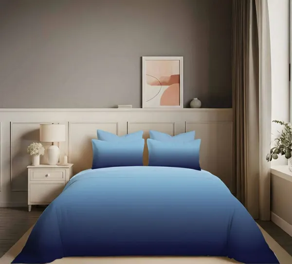 Blue_King_Size_Elastic_Fitted_Bedsheet_Set_With_Pillow_Covers