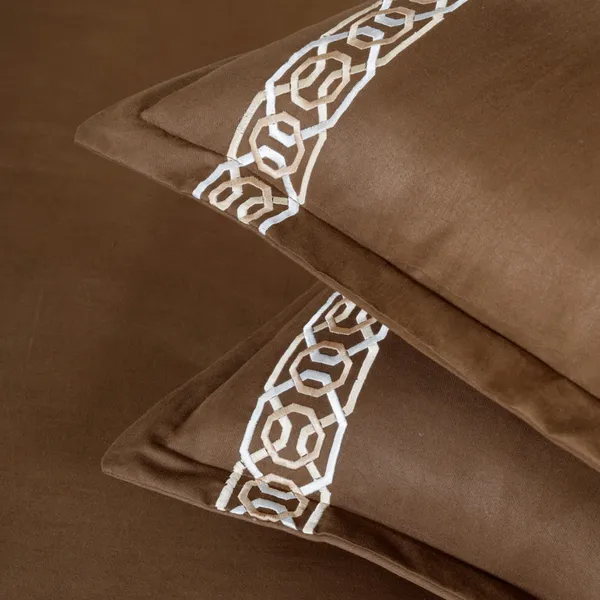 Brown_Marigold_Bedding_5_Pcs_Set_King_Size