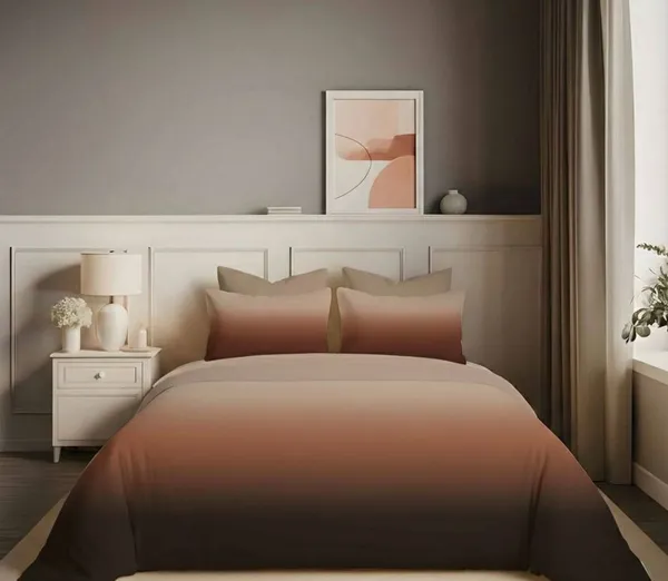 Dark_Brown_King_Size_Elastic_Fitted_Bedsheet_Set_With_Pillow_Covers