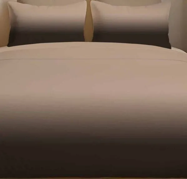 Dark_Brown_And_Black_King_Size_Elastic_Fitted_Bedsheet_Set_With_Pillow_Covers