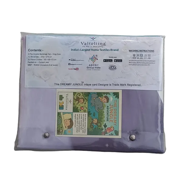 Multicolour_Premium_Cotton_King_Size_Bed_Sheet_With_Pillow_Cover