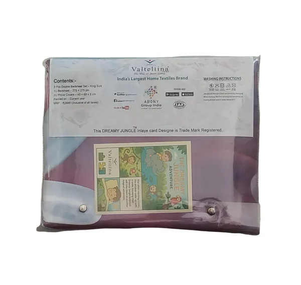 Multicolour_Premium_Cotton_King_Size_Bed_Sheet_With_Pillow_Cover
