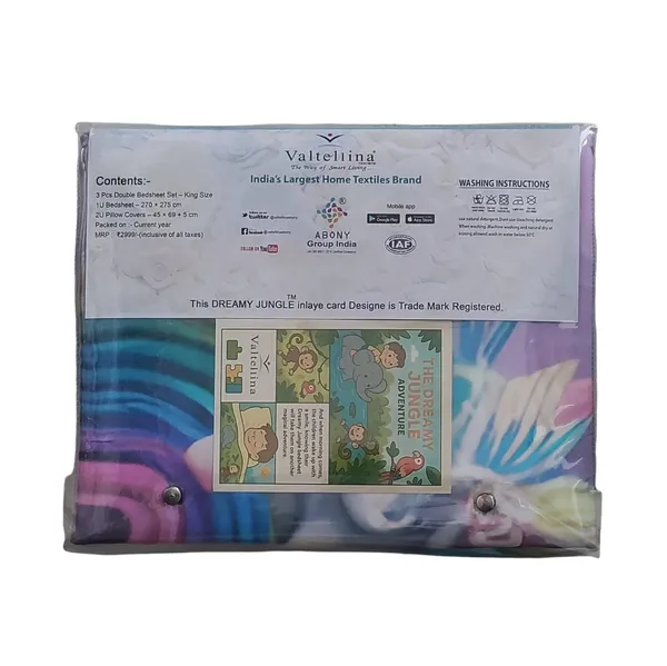 Multicolour_Premium_Cotton_King_Size_Bed_Sheet_With_Pillow_Cover