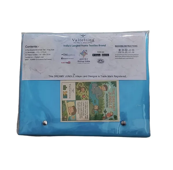 Sky_Blue_Premium_Cotton_King_Size_Bed_Sheet_With_Pillow_Cover