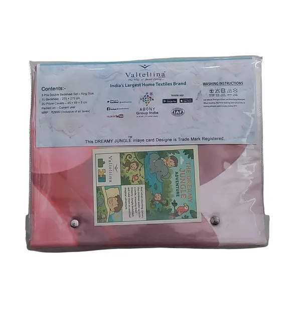 Multicolour_Premium_Cotton_King_Size_Bed_Sheet_With_Pillow_Cover