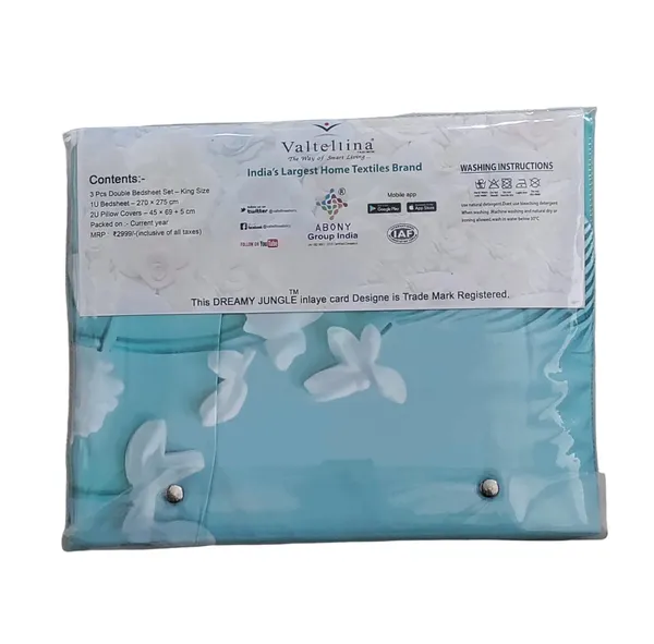 Sky_Blue_Premium_Cotton_King_Size_Bed_Sheet_With_Pillow_Cover