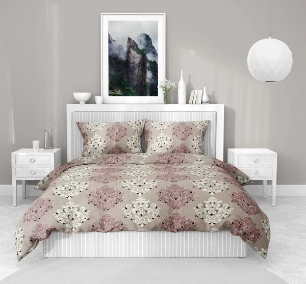 Brown_Wholesaleindia_Premium_Cotton_Double_Bedsheet_Set_With_Elegant_Design_(1_Bedsheet_+_2_Pillow_Covers)