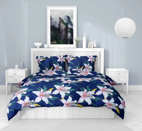 Blue_Wholesaleindia_Premium_Cotton_Double_Bedsheet_Set_With_Elegant_Design_(1_Bedsheet_+_2_Pillow_Covers)