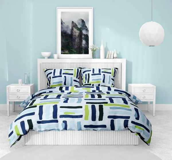 White_Blue_Wholesaleindia_Premium_Cotton_Double_Bedsheet_Set_With_Elegant_Design_(1_Bedsheet_+_2_Pillow_Covers)