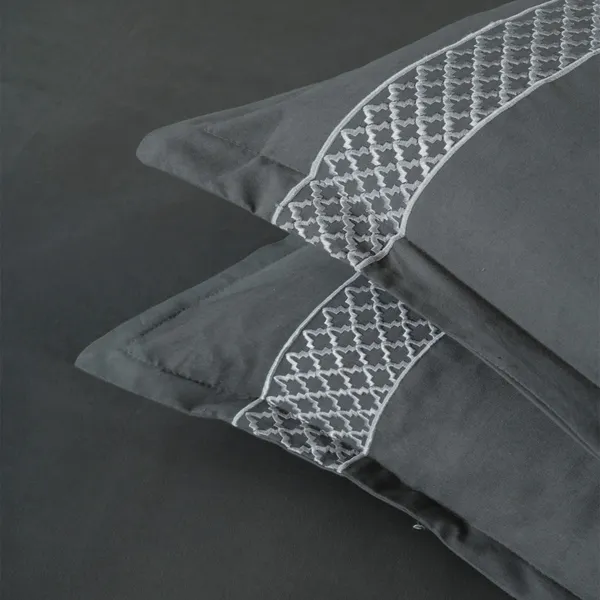 Grey_Marigold_Bedding_5_Pcs_Set_King_Size