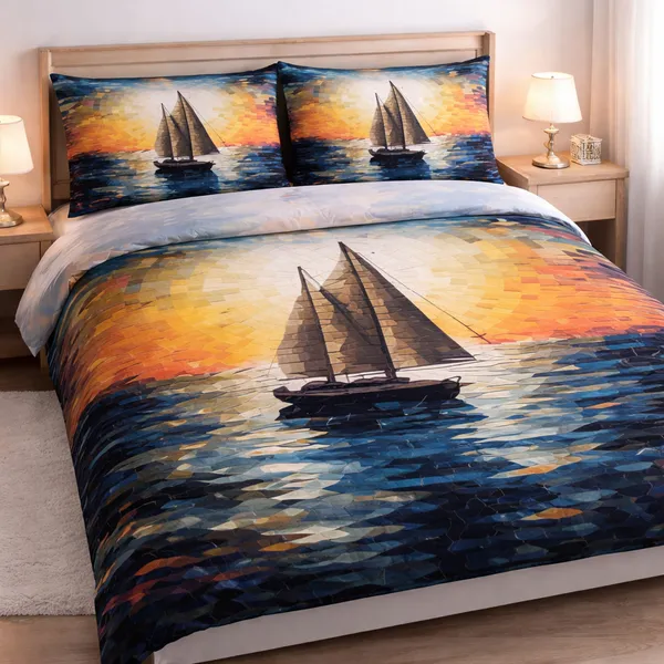 Multicolour_Premium_Cotton_King_Size_Bed_Sheet_With_Pillow_Cover