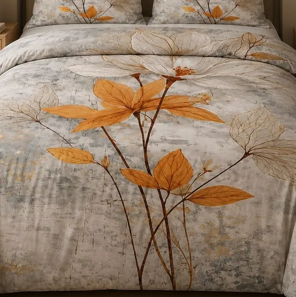 King_Size_Bedsheet–_100%_Pure_Premium_Glace_Cotton_Blend_Bedsheets_with_2_Pillow_Covers_Each