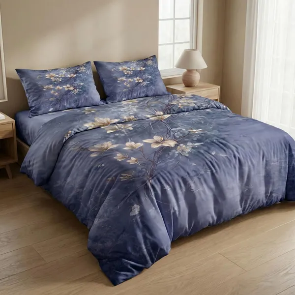 King_Size_Bedsheet–_100%_Pure_Premium_Glace_Cotton_Blend_Bedsheets_with_2_Pillow_Covers_Each