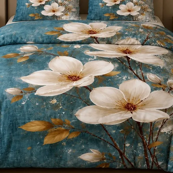 King_Size_Bedsheet–_100%_Pure_Premium_Glace_Cotton_Blend_Bedsheets_with_2_Pillow_Covers_Each