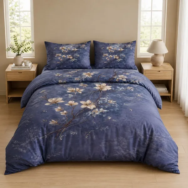 King_Size_Bedsheet–_100%_Pure_Premium_Glace_Cotton_Blend_Bedsheets_with_2_Pillow_Covers_Each