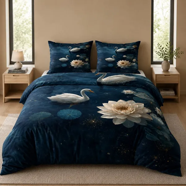 King_Size_Bedsheet–_100%_Pure_Premium_Glace_Cotton_Blend_Bedsheets_with_2_Pillow_Covers_Each