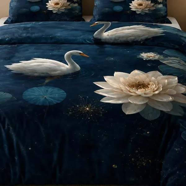King_Size_Bedsheet–_100%_Pure_Premium_Glace_Cotton_Blend_Bedsheets_with_2_Pillow_Covers_Each