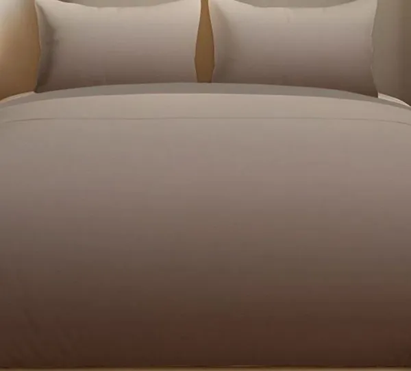 Light_Brown_And_Dark_Brown_King_Size_Elastic_Fitted_Bedsheet_Set_With_Pillow_Covers