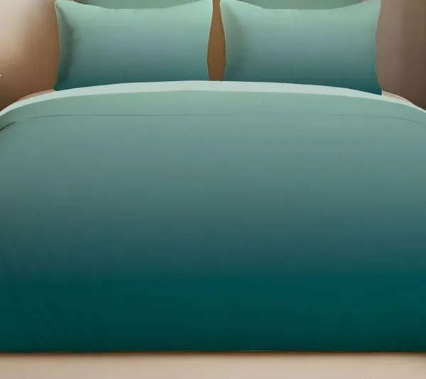Light_Green_And_Dark_Green_King_Size_Elastic_Fitted_Bedsheet_Set_With_Pillow_Covers