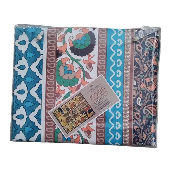 Multicolour_Premium_Cotton_King_Size_Bed_Sheet_With_Pillow_Cover