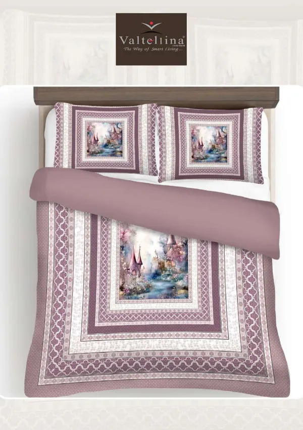 Multicolour_Premium_Cotton_King_Size_Bed_Sheet_With_Pillow_Cover