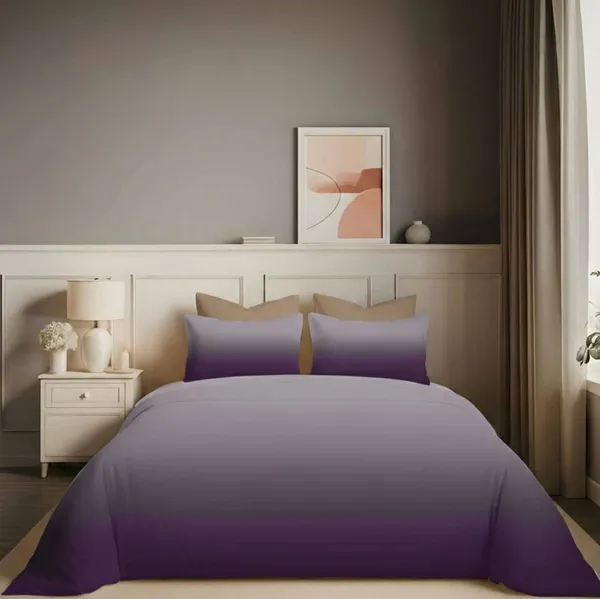 Purple_King_Size_Elastic_Fitted_Bedsheet_Set_With_Pillow_Covers