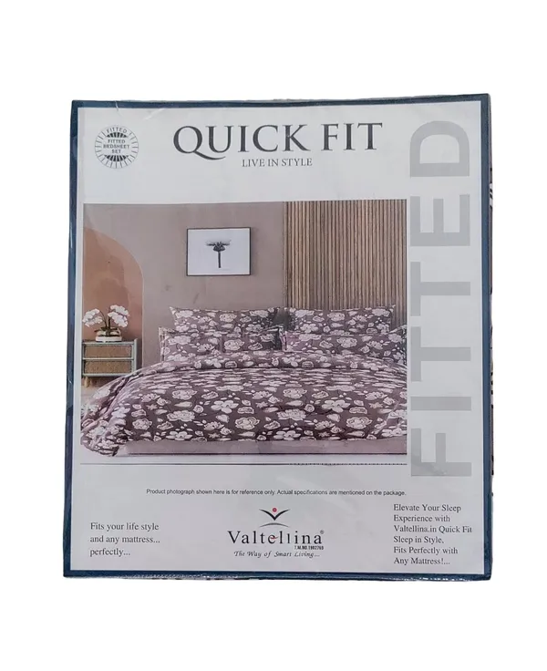 Brown_White_Premium_Cotton_Double_Bed_Bed_Sheet_With_Pillow_Cover