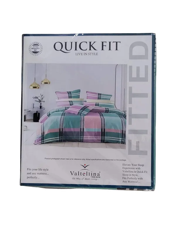 Pink_Green_Premium_Cotton_Double_Bed_Bed_Sheet_With_Pillow_Cover