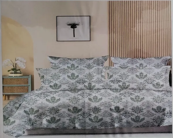 Grey_White_Premium_Cotton_Double_Bed_Bed_Sheet_With_Pillow_Cover