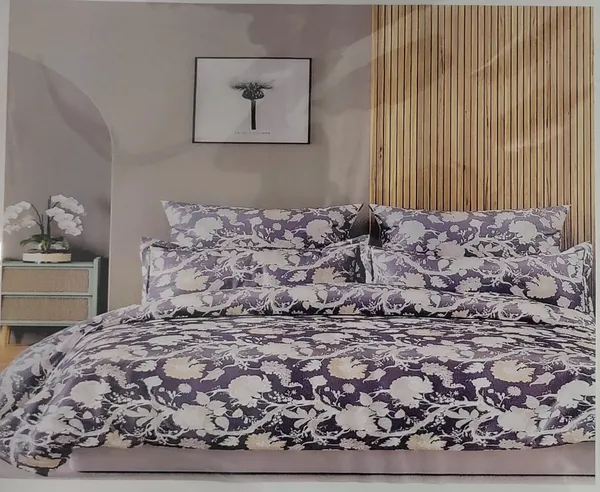 White_Grey_Premium_Cotton_Double_Bed_Bed_Sheet_With_Pillow_Cover