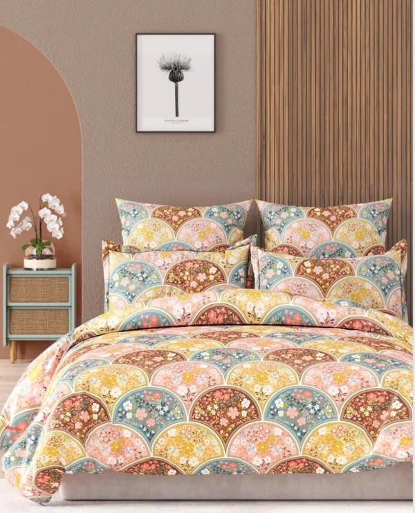 Multicolour_Premium_Cotton_Double_Bed_Bed_Sheet_With_Pillow_Cover