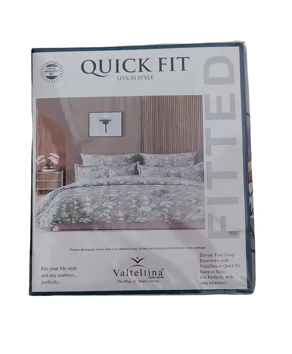 Grey_White_Premium_Cotton_Double_Bed_Bed_Sheet_With_Pillow_Cover