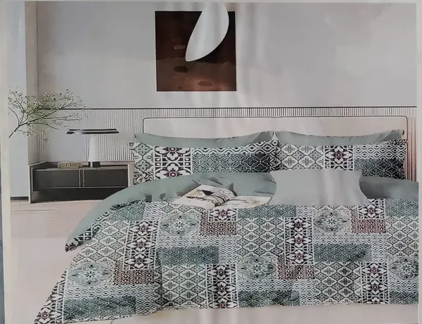 Grey_Premium_Cotton_Double_Bed_Bed_Sheet_With_Pillow_Cover
