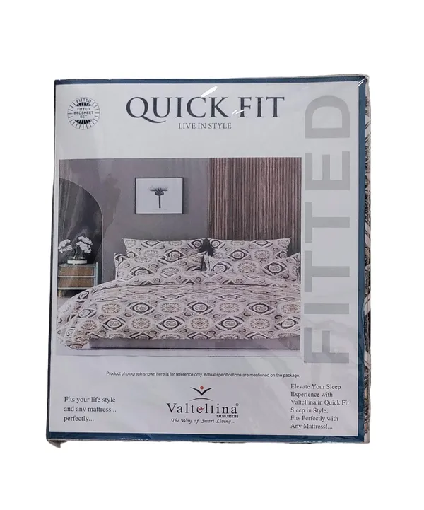 Cream_Premium_Cotton_Double_Bed_Bed_Sheet_With_Pillow_Cover