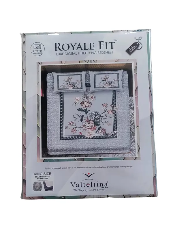 Multicolour_Premium_Cotton_King_Size_Bed_Sheet_With_Pillow_Cover