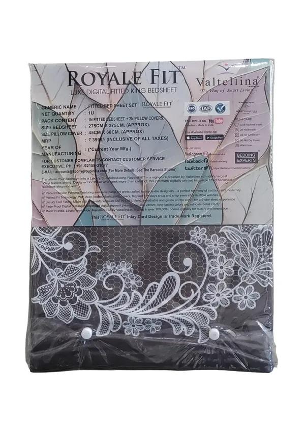 Multicolour_Premium_Cotton_King_Size_Bed_Sheet_With_Pillow_Cover