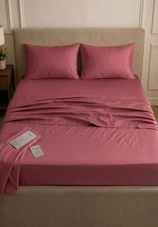 Red_Premium_Cotton_Double_Bed_Bedsheet_With_Pillow_Cover