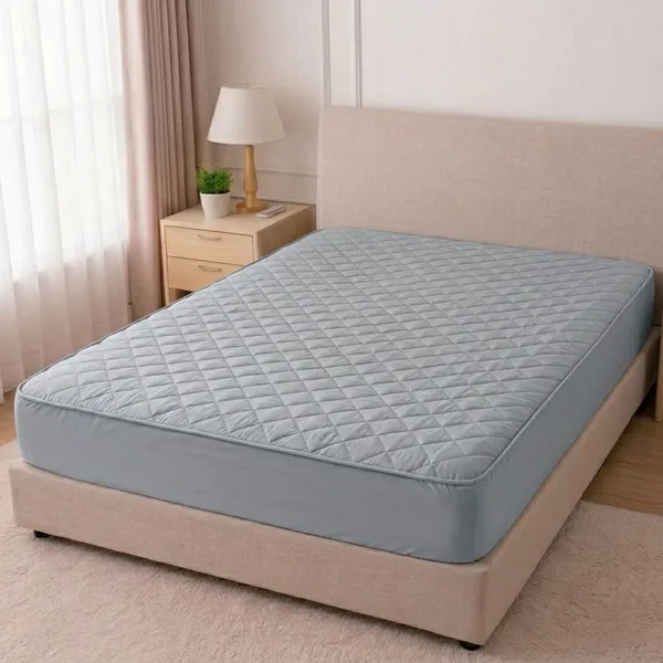 Grey_Double_Bed_Mattress_Protector_Or_Mattress_Cover_–_72_X_76_Inch