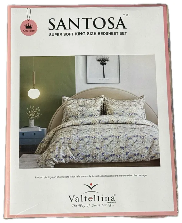Cream_Santosa_Bedding_3_Pcs_Set_–_King_Size