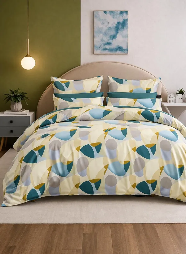 Creamgreen_Santosa_Bedding_3_Pcs_Set_–_King_Size