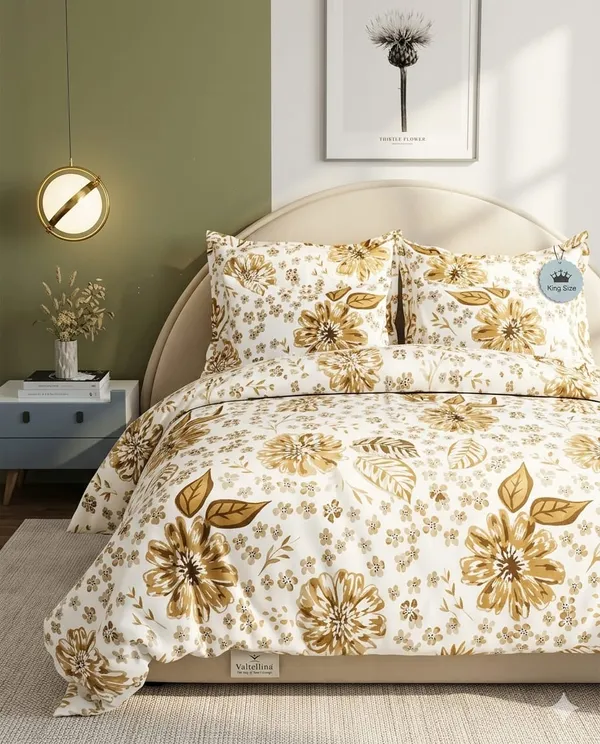 Cream_Brown_Santosa_Bedding_3_Pcs_Set_–_King_Size