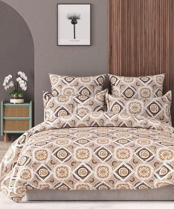 Beige_Premium_Cotton_King_Size_Comforter_Set