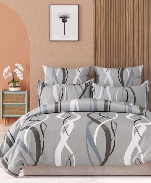Grey_Premium_Cotton_King_Size_Comforter_Set