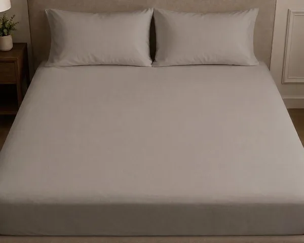 Light_Grey_Premium_Cotton_Double_Bed_Bedsheet_With_Pillow_Cover