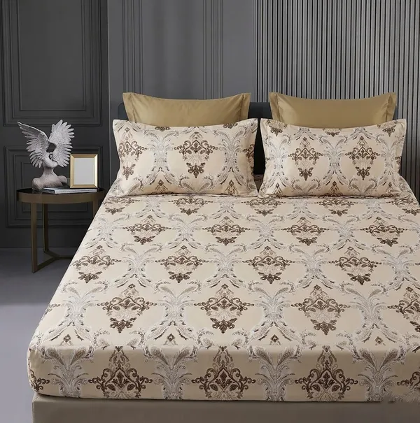 Multicolor__Premium_Cotton_Double_Bed_Bed_Sheet_With_Pillow_Cover