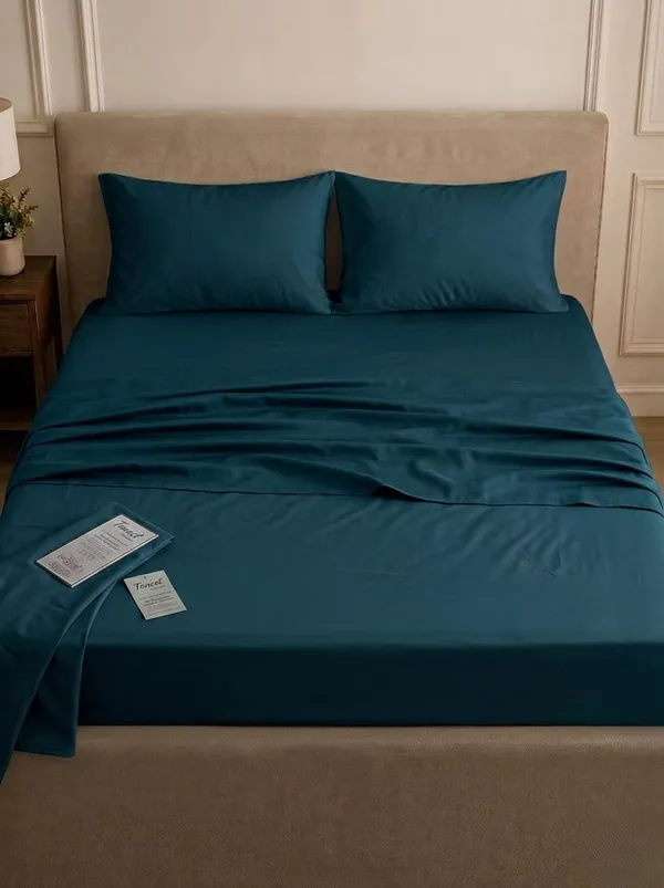 Green_Premium_Cotton_Double_Bed_Bedsheet_With_Pillow_Cover