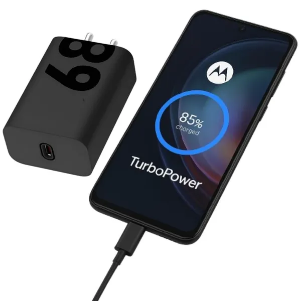 Black_68W_Fast_Charger_With_6.5A_Usbc_To_Usbc_Cable_Qualcomm_Quick_Charge_4+_Turbo_Power_Adapter_(1M_Cable)