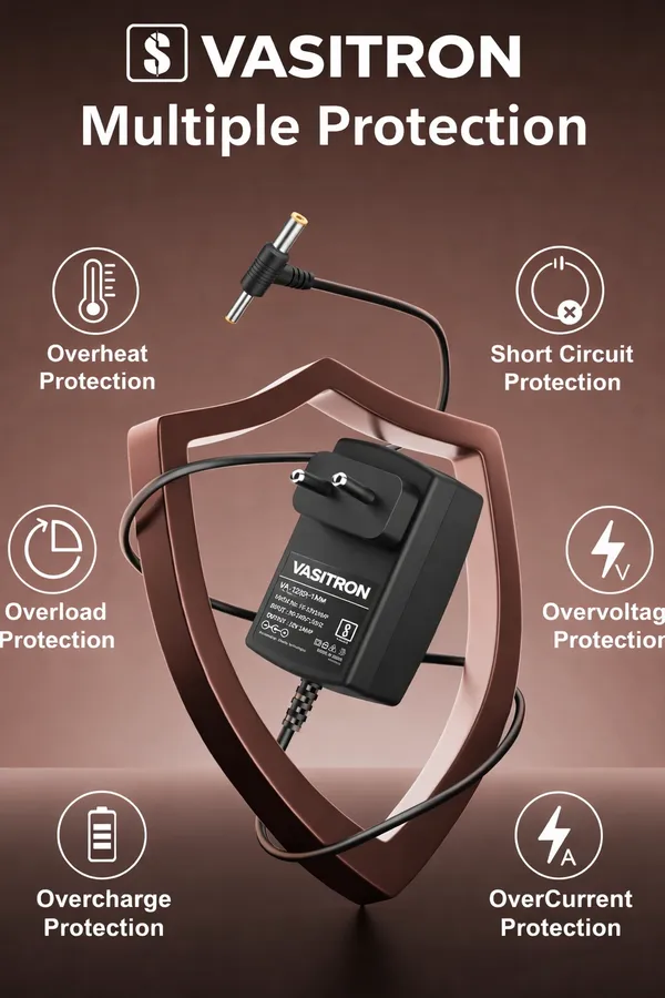 Black_Vasitron_12V_1000Ma_(1A)_Ac_To_Dc_Power_Adapter_Universal_Charger_For_Electronics_And_Appliances