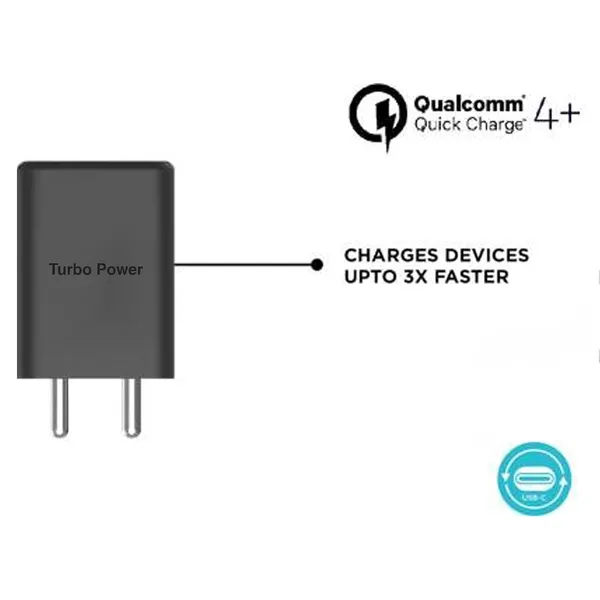 Black_68W_Fast_Charger_With_6.5A_Usbc_To_Usbc_Cable_Qualcomm_Quick_Charge_4+_Turbo_Power_Adapter_(1M_Cable)